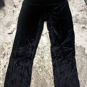 Lululemon Black Velvet Pants